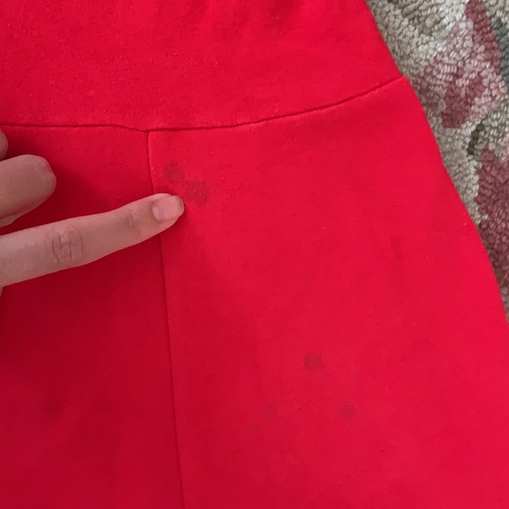 β€οΈ VINTAGE BETSEY JOHNSON RETRO DROP WAIST RED MAXI MIDI 90s y2k GRUNGE XS - Picture 7 of 11